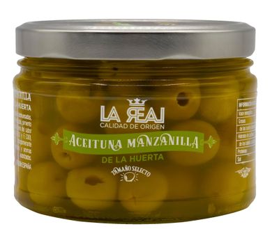 Aceituna manzanilla LA REAL 500 g.