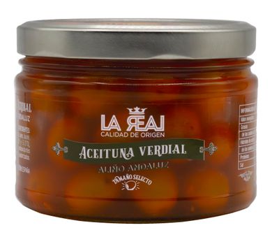 Aceituna verdial aliño andaluz LA REAL 500 g.