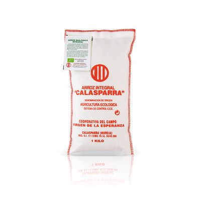 Arroz integral ecológico de Calasparra COOPERATIVA DEL CAMPO 1 Kg.
