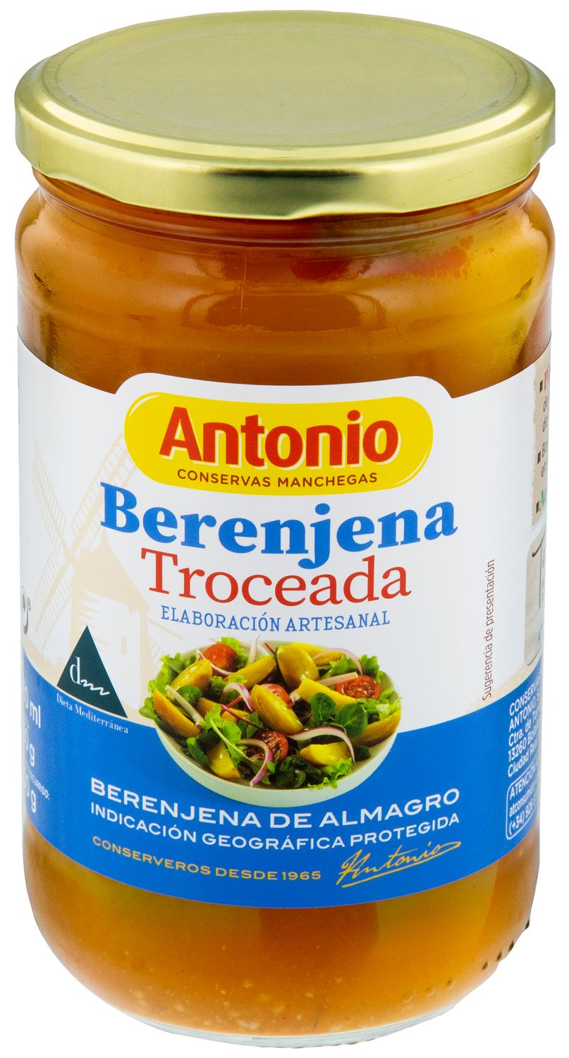Berenjena troceada de Almagro I.G.P. ANTONIO 550 g.