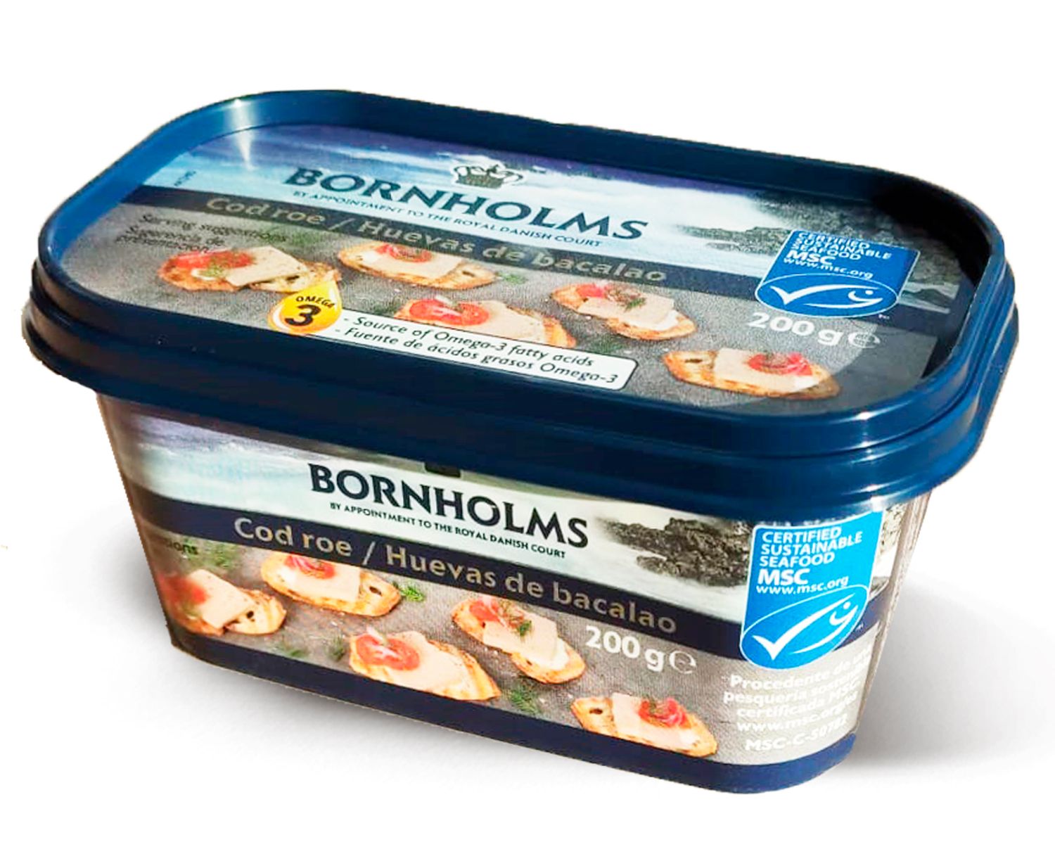 Huevas de bacalao BORNHOLMS 200 g.