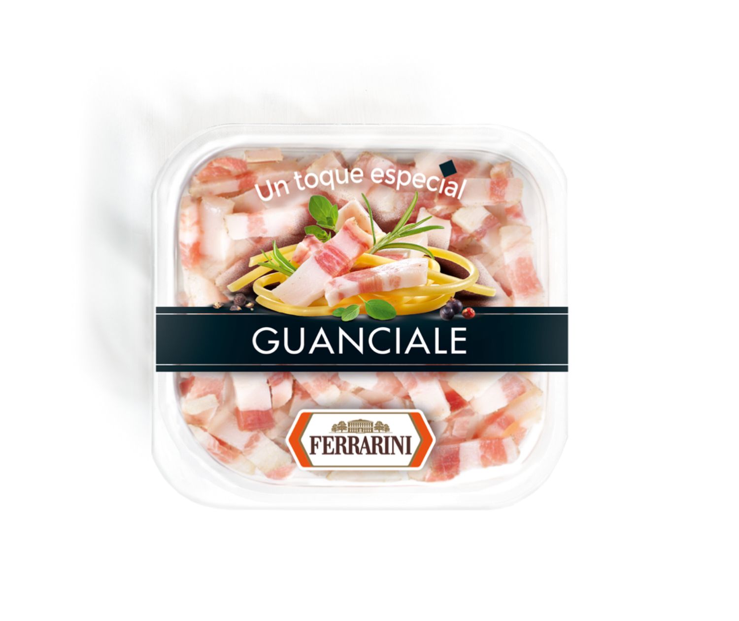 Guanciale en tiras sin gluten FERRARINI 100 g.