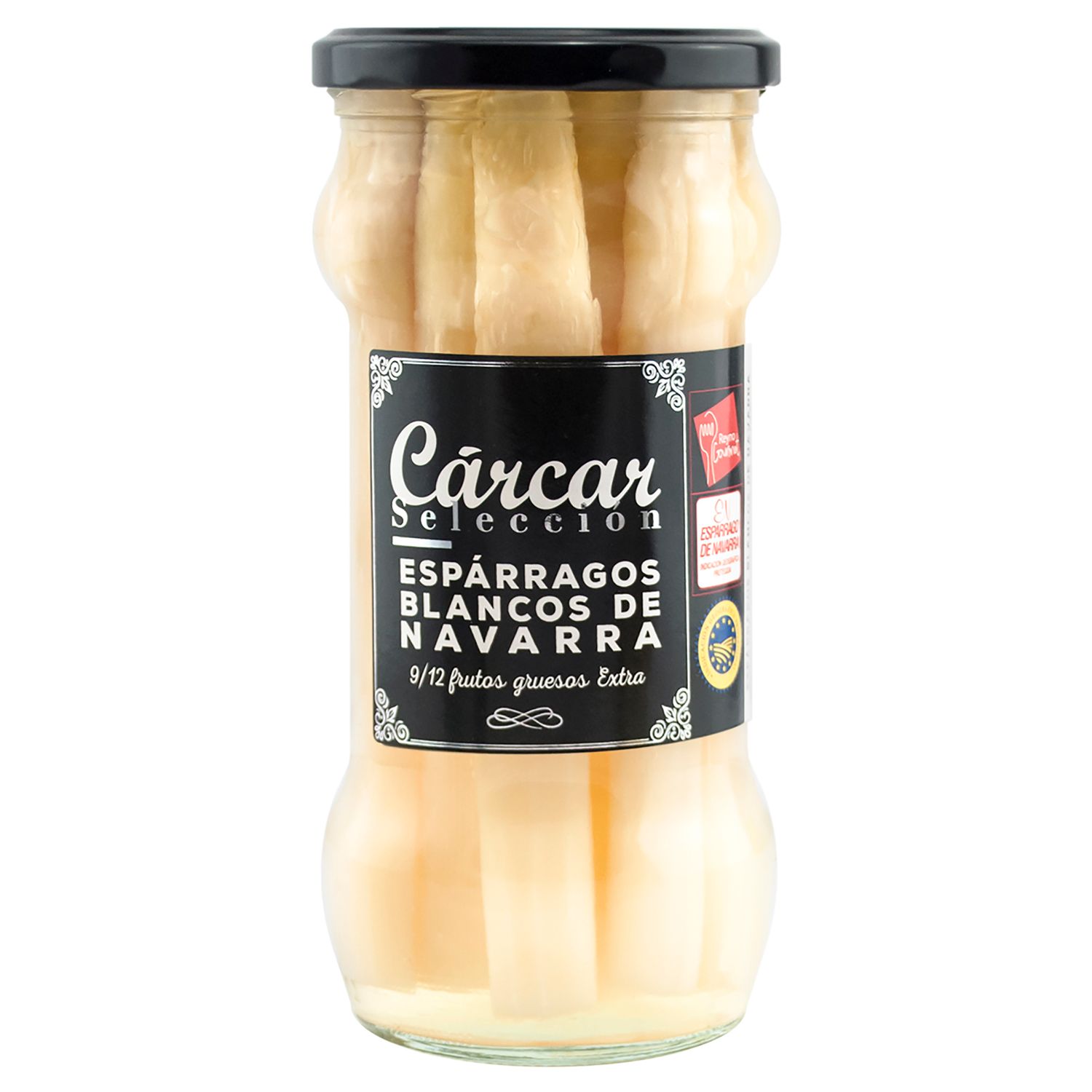 Espárragos blancos de Navarra 9/12 CARCAR SELECCIÓN 540 g.