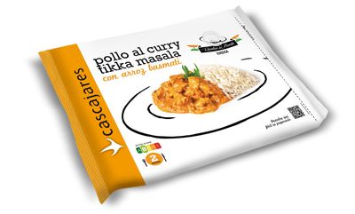 Pollo al curry CASCAJARES.