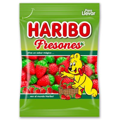 Gominolas fresones HARIBO 100 g.