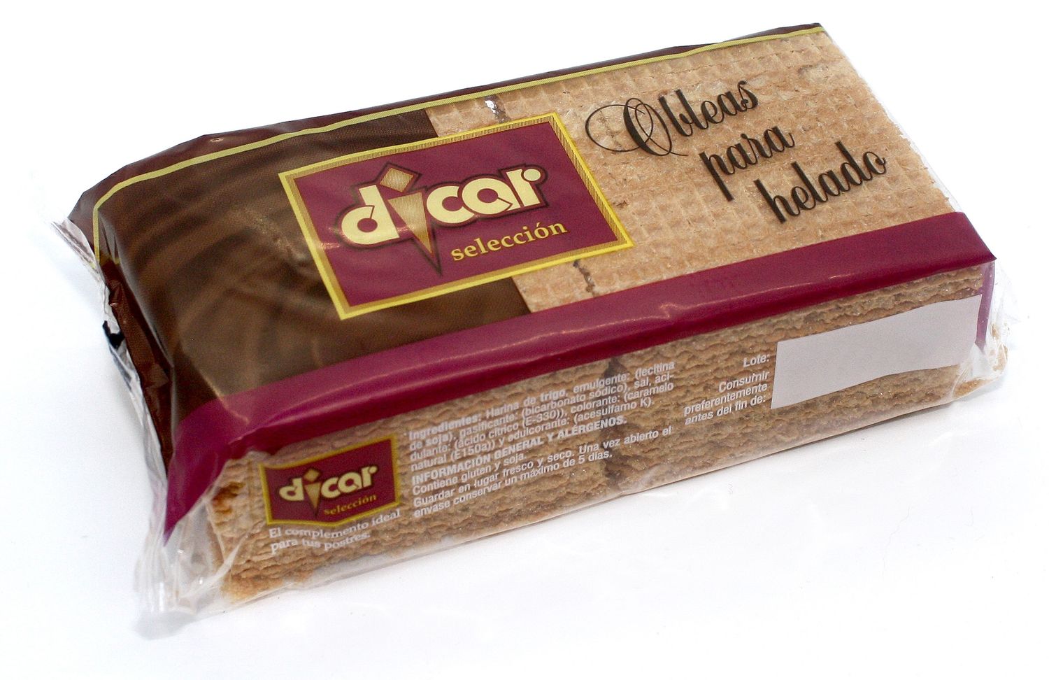 Obleas para helado DICAR 35 g.