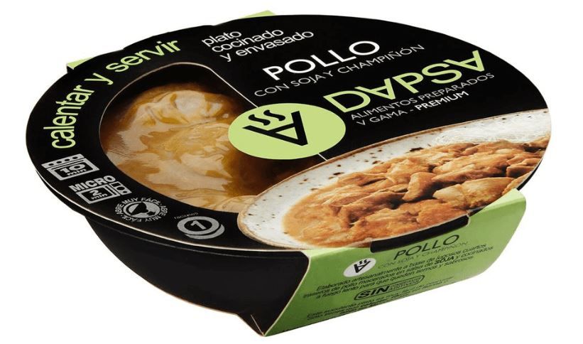 Pollo con soja y jengibre DAPSA 250 g.
