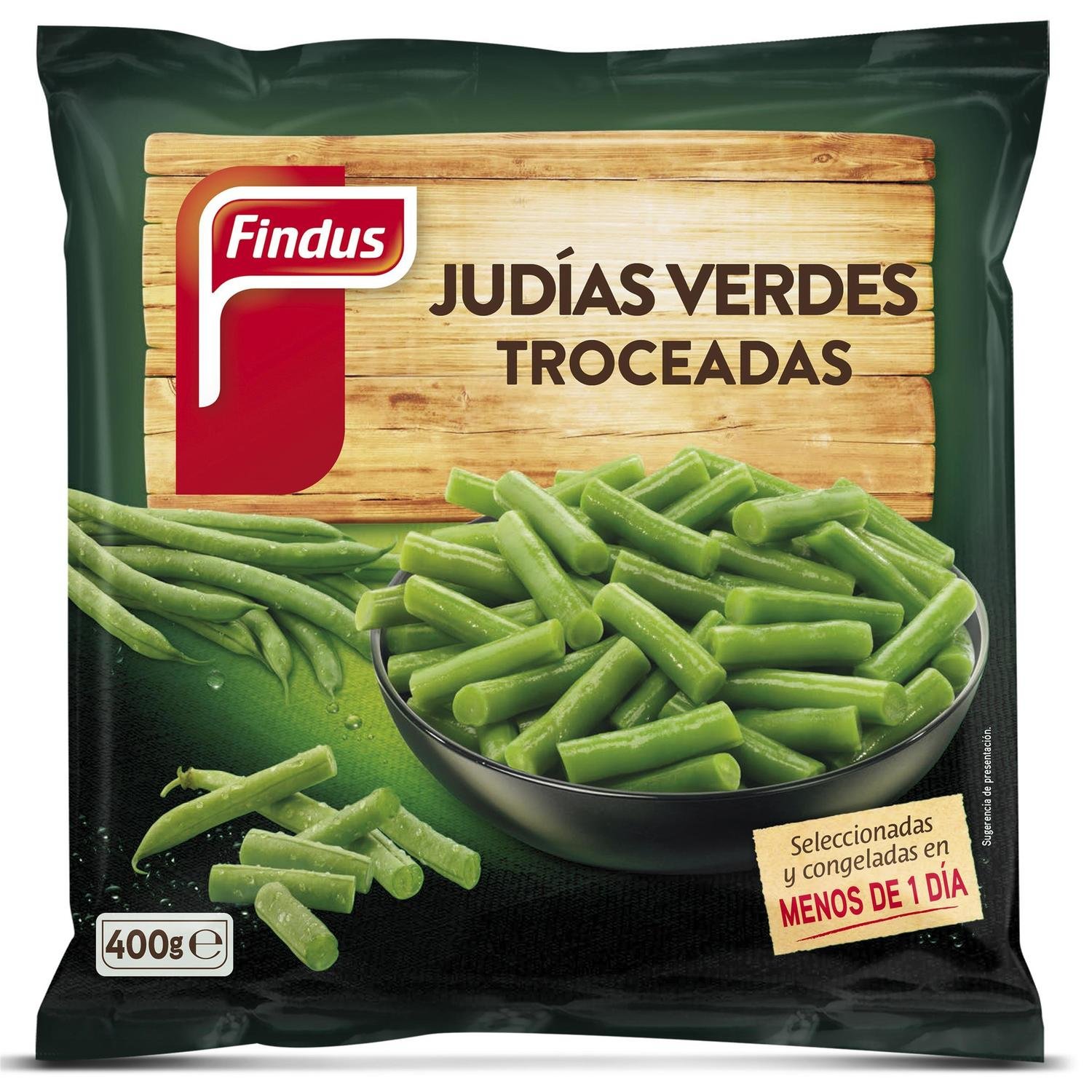 Judías Verdes Troceadas Findus 400 Gr