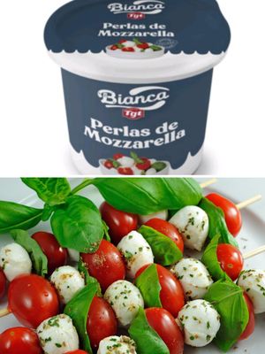 Perlas de mozzarella BIANCA T.G.T. 250 g.