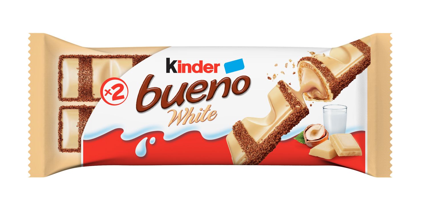 KINDER BUENO white pack individual 2 uds.