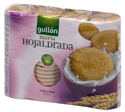 Galletas María hojaldrada GULLÓN 600 g.
