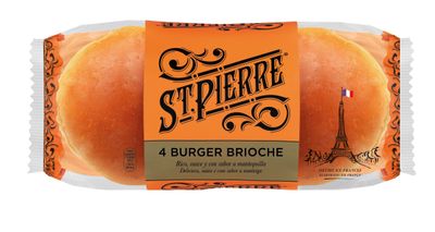4 Burger brioche ST. PIERRE 250 g.