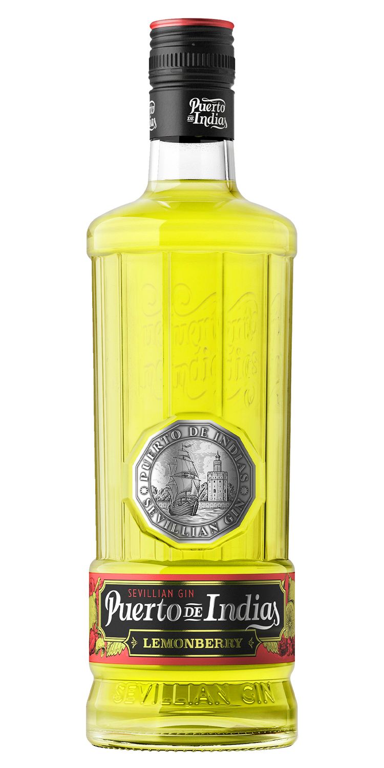 Ginebra lemonberry PUERTO DE INDIAS 70 cl.