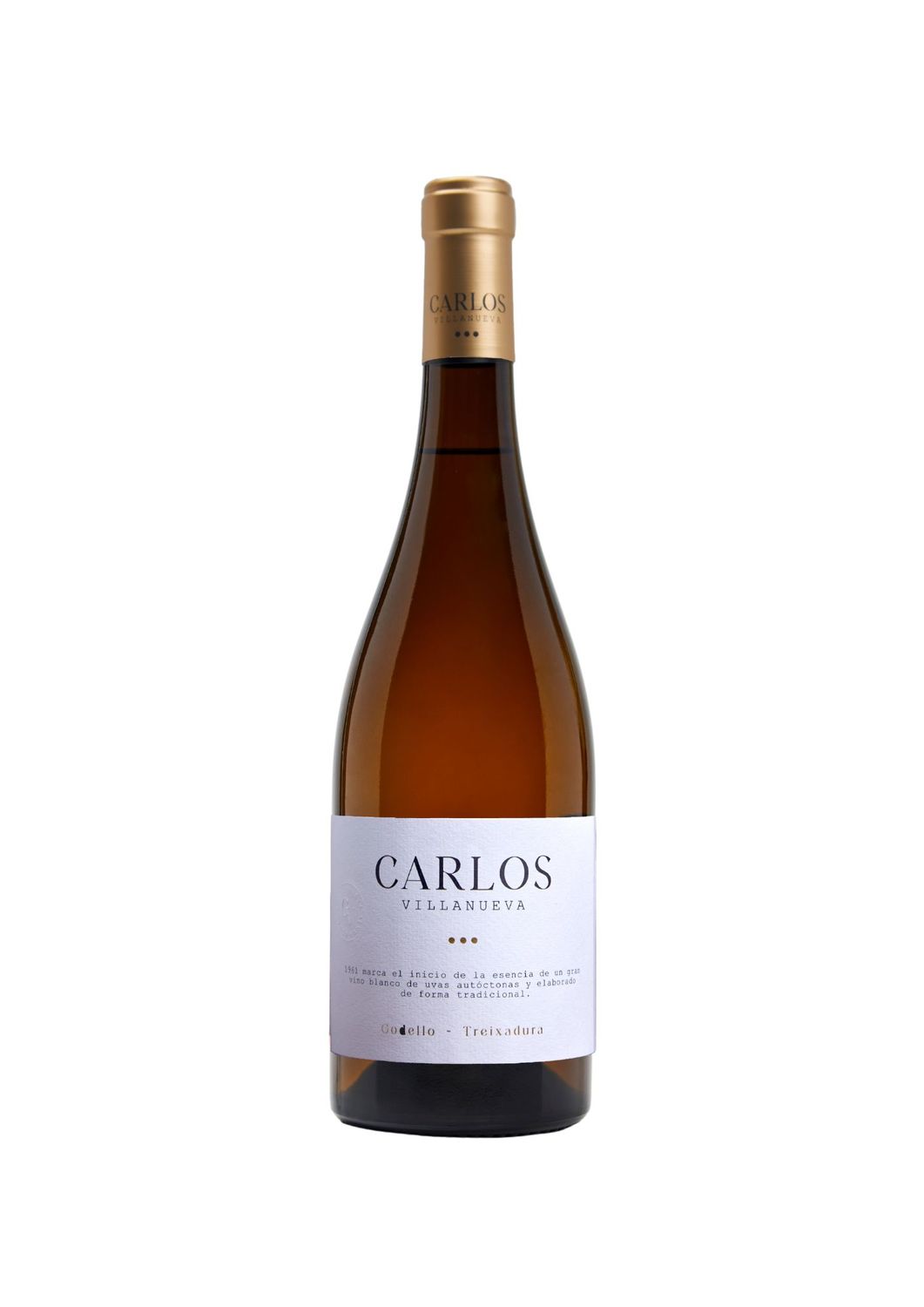 Vino blanco D.O. Ribeiro CARLOS VILLANUEVA 75 cl.