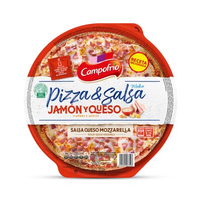 Pizza &amp; Salsa jamón y queso CAMPOFRÍO.