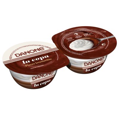 La Copa de chocolate DANONE 2x110 g.