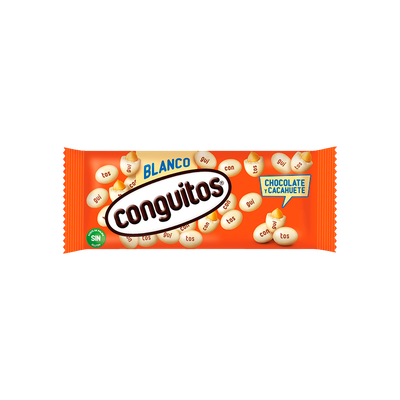 CONGUITOS de chocolate blanco 70 g.