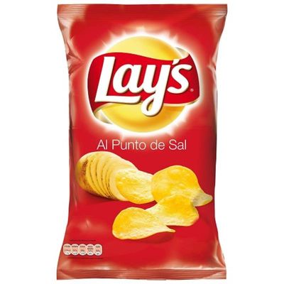 Patatas fritas al punto de sal LAY´S 125 g.