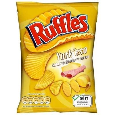 RUFFLES sabor a york&#39;eso 115 g.
