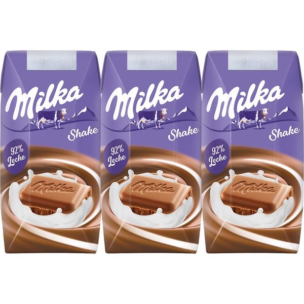 Batido de chocolate mini MILKA 3x200 ml.