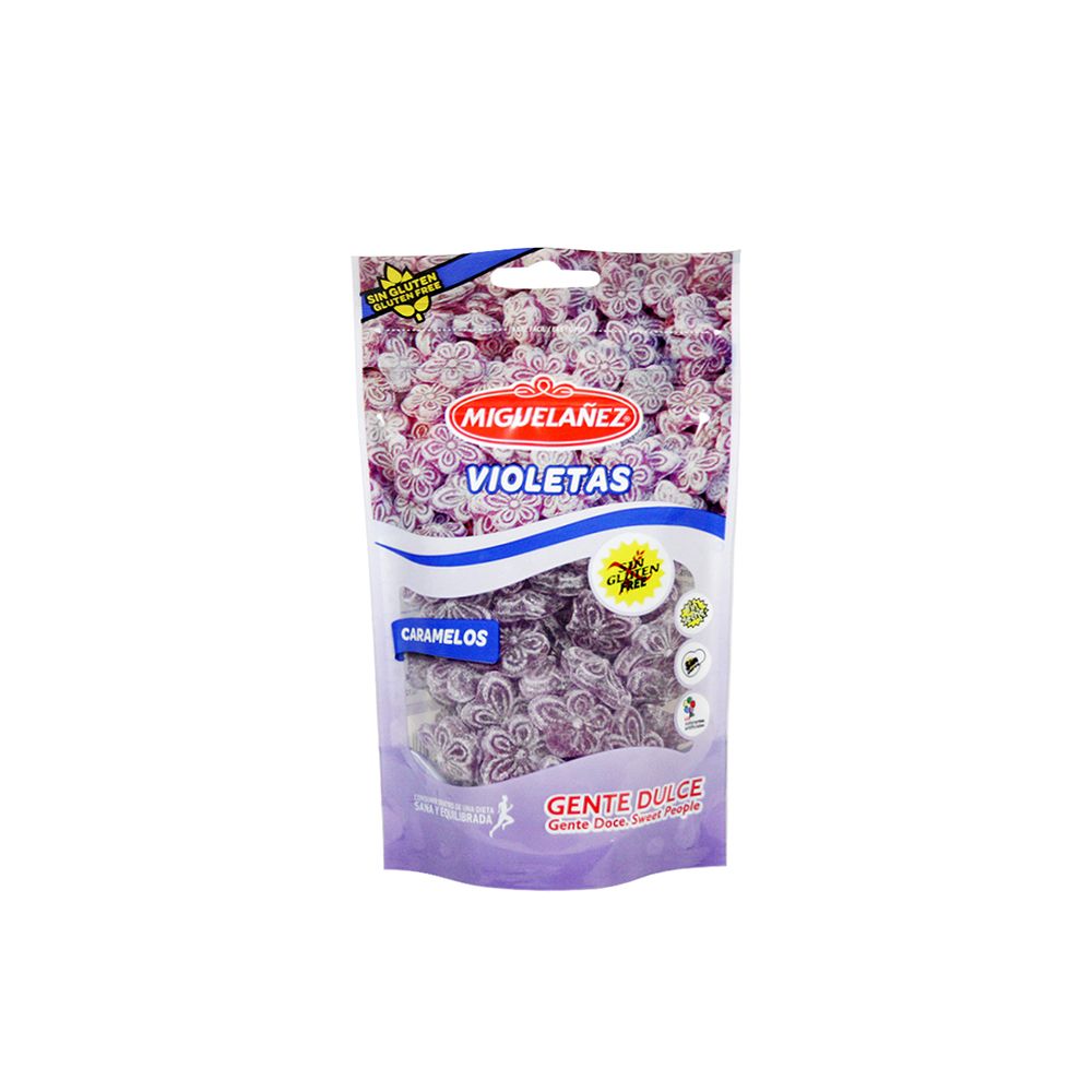 Caramelos violetas MIGUELAÑEZ 125 g.