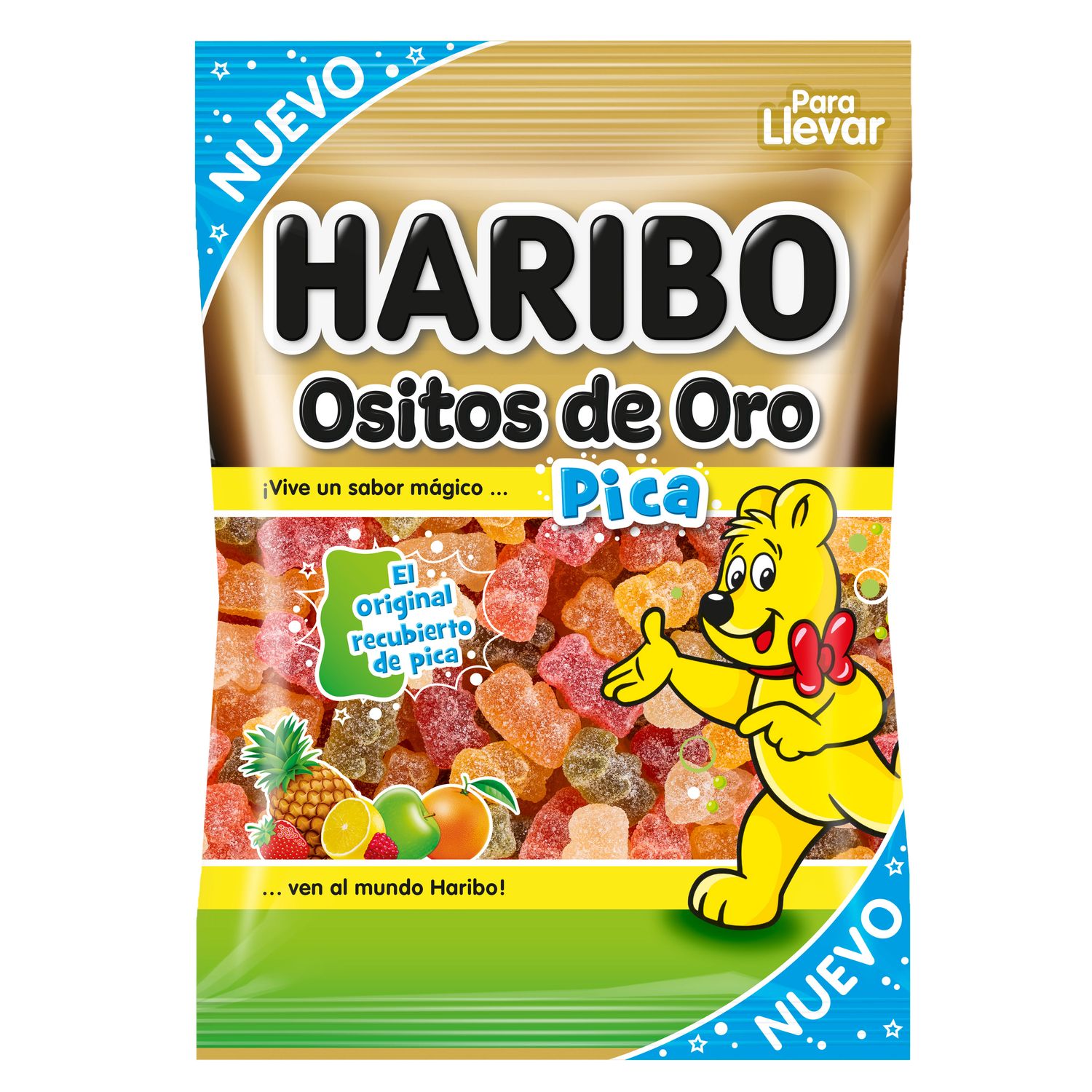 Gominolas pica ositos de oro HARIBO 100 g.