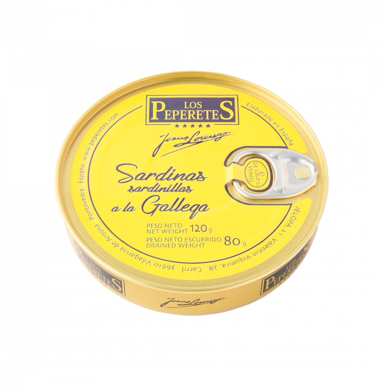 Sardinas a la gallega (sardinillas) LOS PEPERETES 120 g.