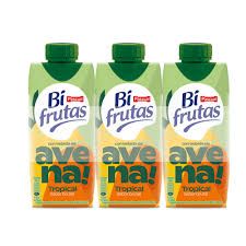 Zumo BIFRUTAS avena tropical de PASCUAL pack 3x330 ml.