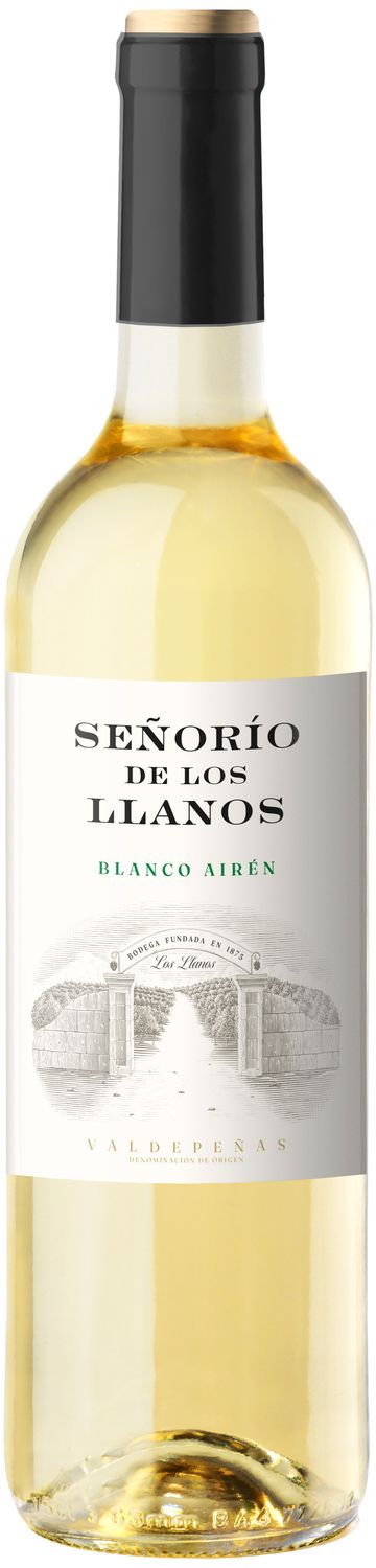 Vino Blanco Airén D.O. Valdepeñas SEÑORIO DE LOS LLANOS 75 cl.