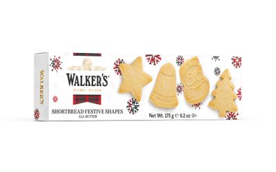 Galletas de mantequilla navideñas WALKER'S 175 g.