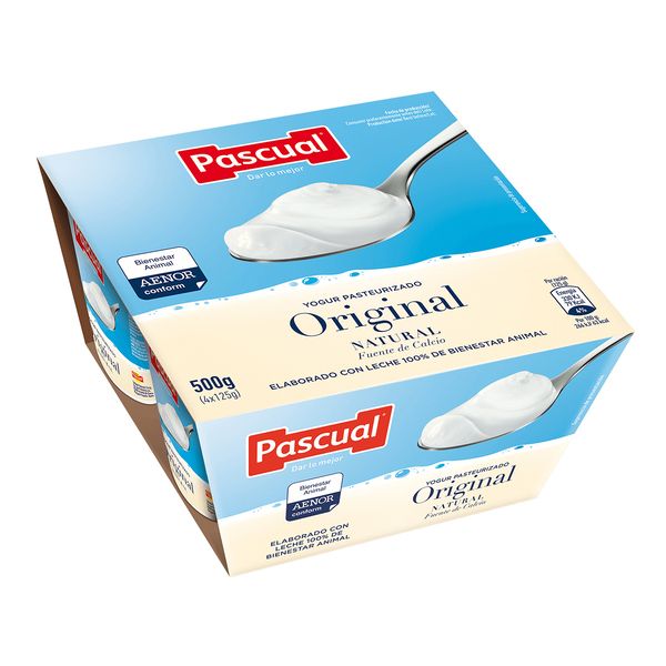 YOGUR NATURAL PASCUAL 4X125g