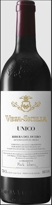 Vino tinto &quot;Unico&quot; D.O.Ribera del Duero VEGA SICILIA 75 cl.