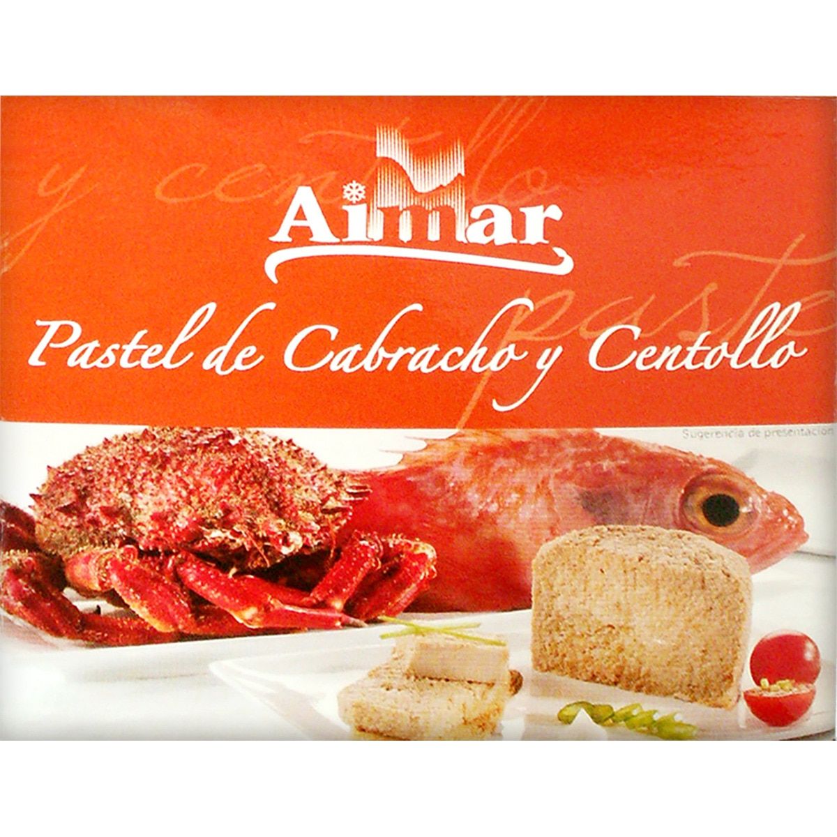Pastel de cabracho y centollo AIMAR 260 g.