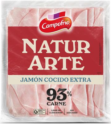 Jamón cocido extra CAMPOFRÍO 90 g.