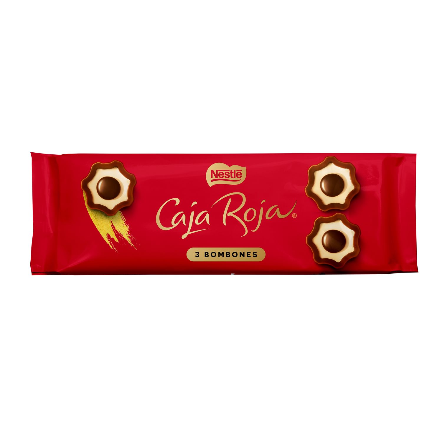 Bombones tres sabores blister caja roja NESTLE 24 g.