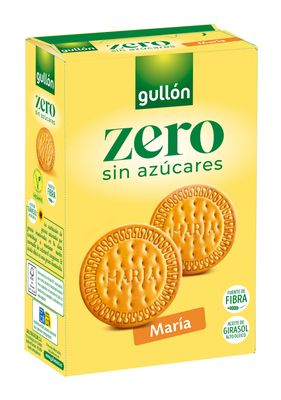 Galletas María zero sin azúcares GULLÓN 400 g.