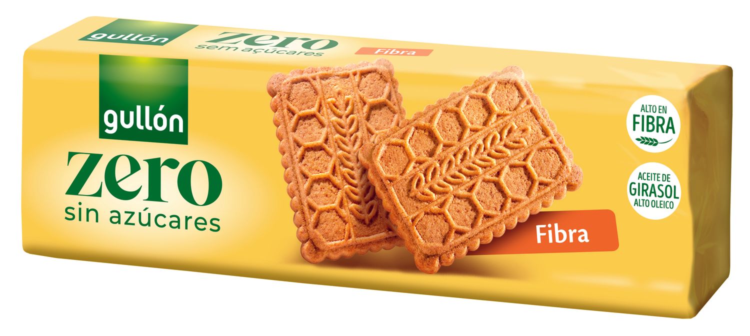 Galletas fibra zero sin azúcares GULLÓN 170 g.
