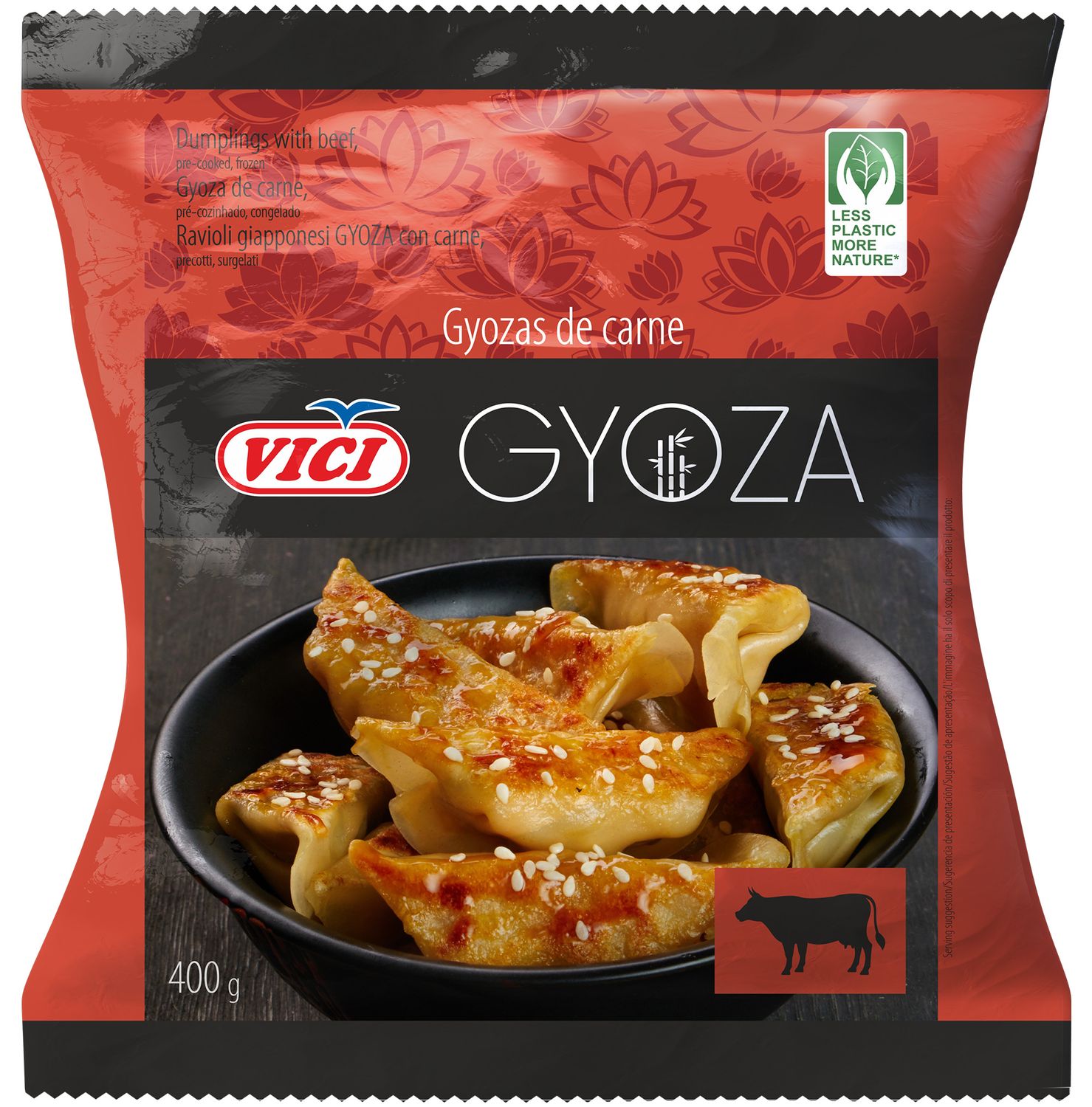 Gyozas de carne VICI 400 g.