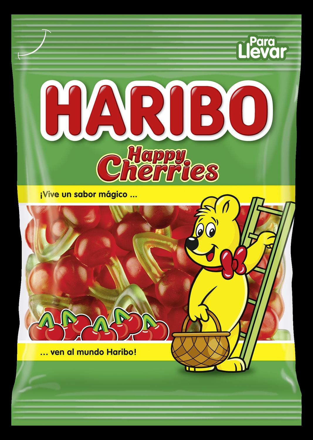 Gominolas happy cherries HARIBO 100 g.