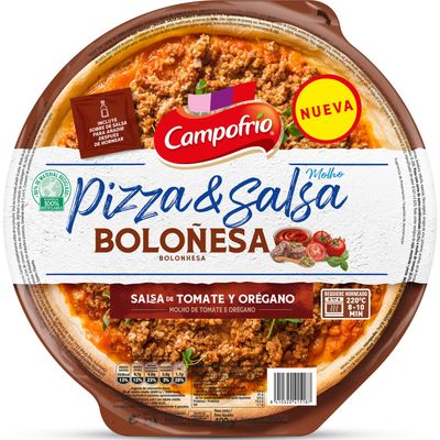 Pizza &amp; salsa boloñesa CAMPOFRÍO 400 g.