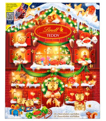 Calendario de adviento teddy LINDT 170 g.