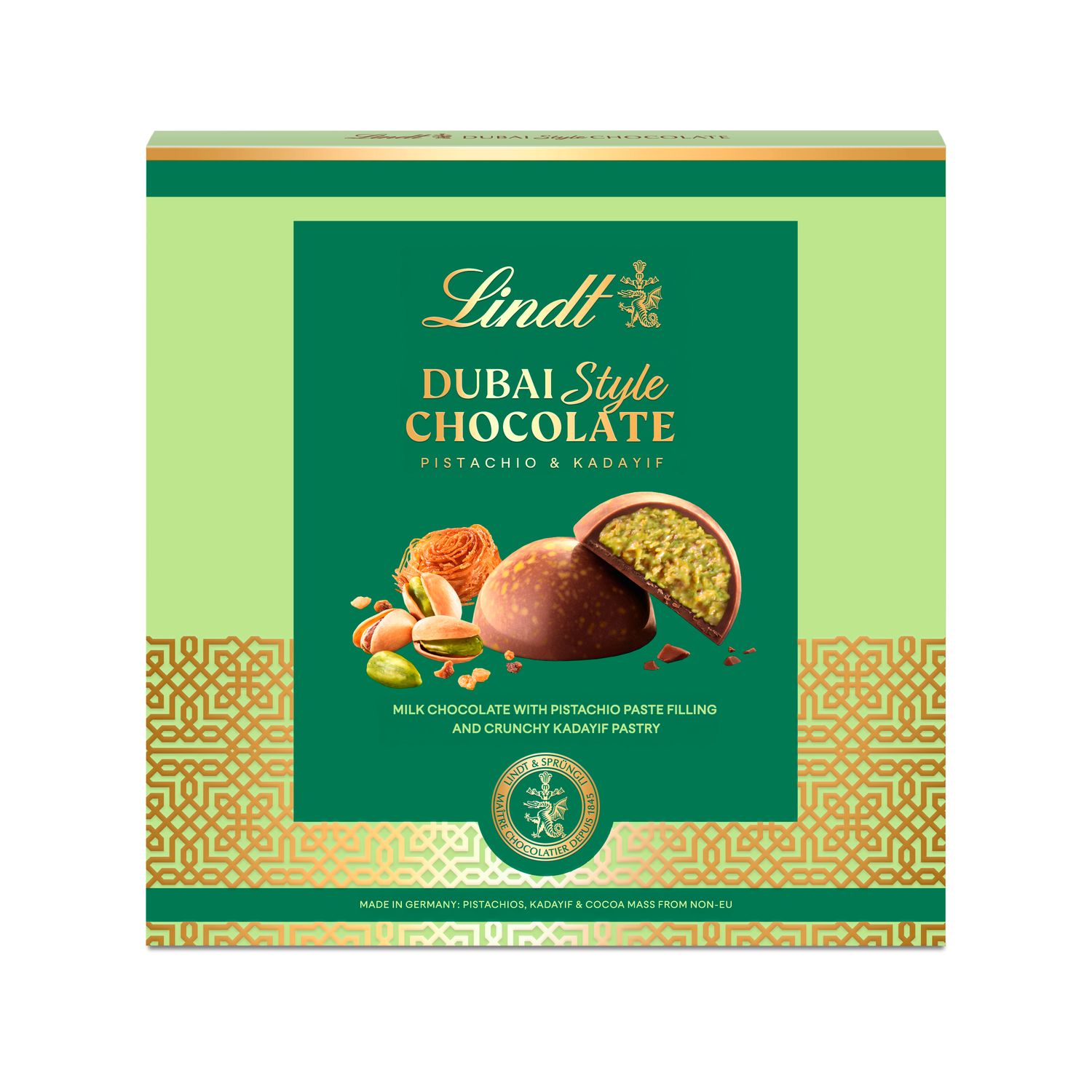 Bombones de chocolate Dubai style LINDT 90 g.