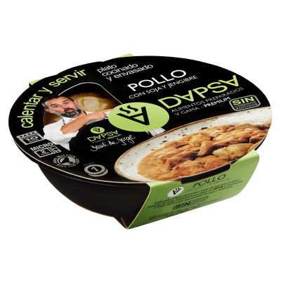 Pollo con soja y jengibre DAPSA 250 g.