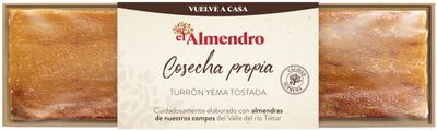 Turrón yema cosecha propia EL ALMENDRO 300 g.