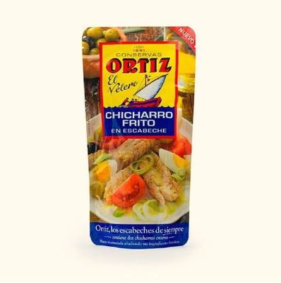 Chicharro frito en escabeche ORTIZ 215 g.