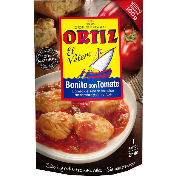 Bonito con tomate ORTIZ 300 g.