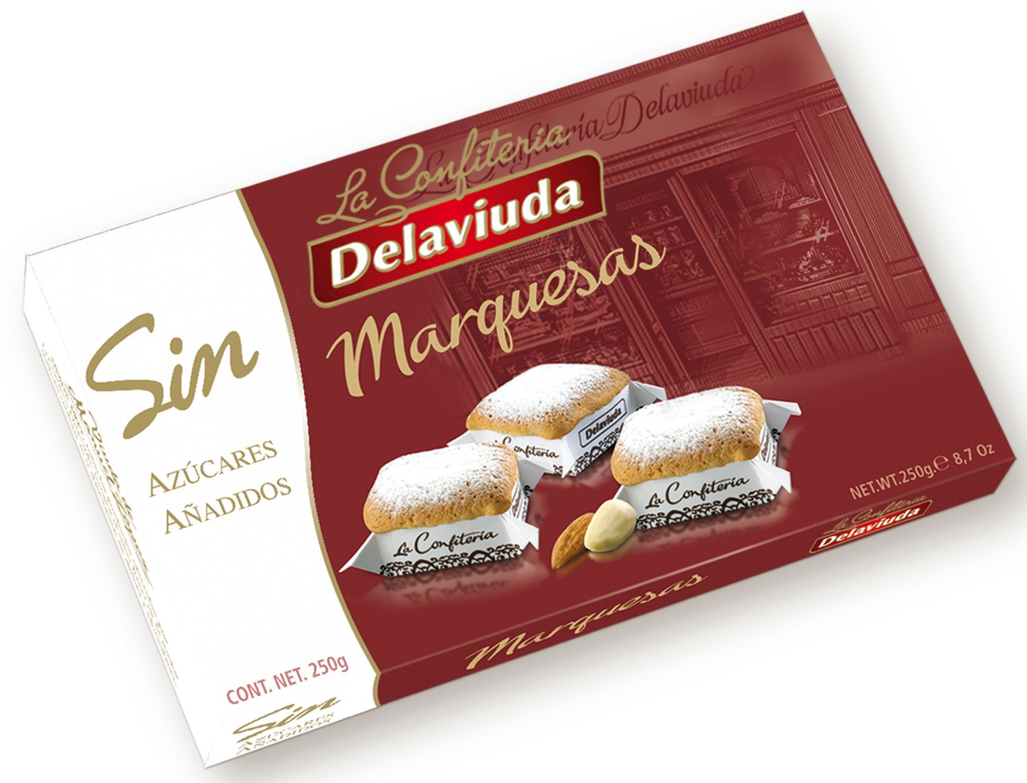 Marquesas sin azúcar DELAVIUDA 250 g.