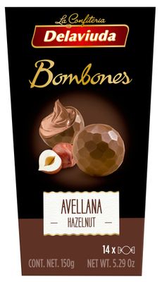 Bombones avellana DELAVIUDA 150 g.