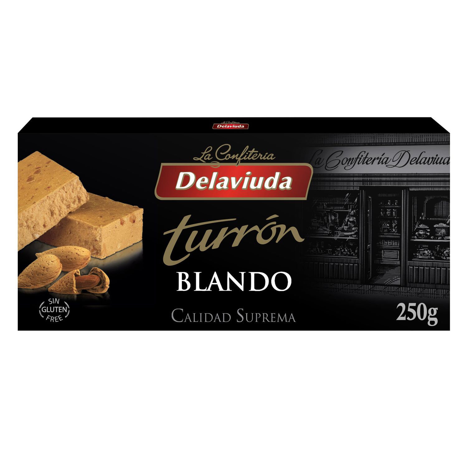 Turrón blando DELAVIUDA 250 g.