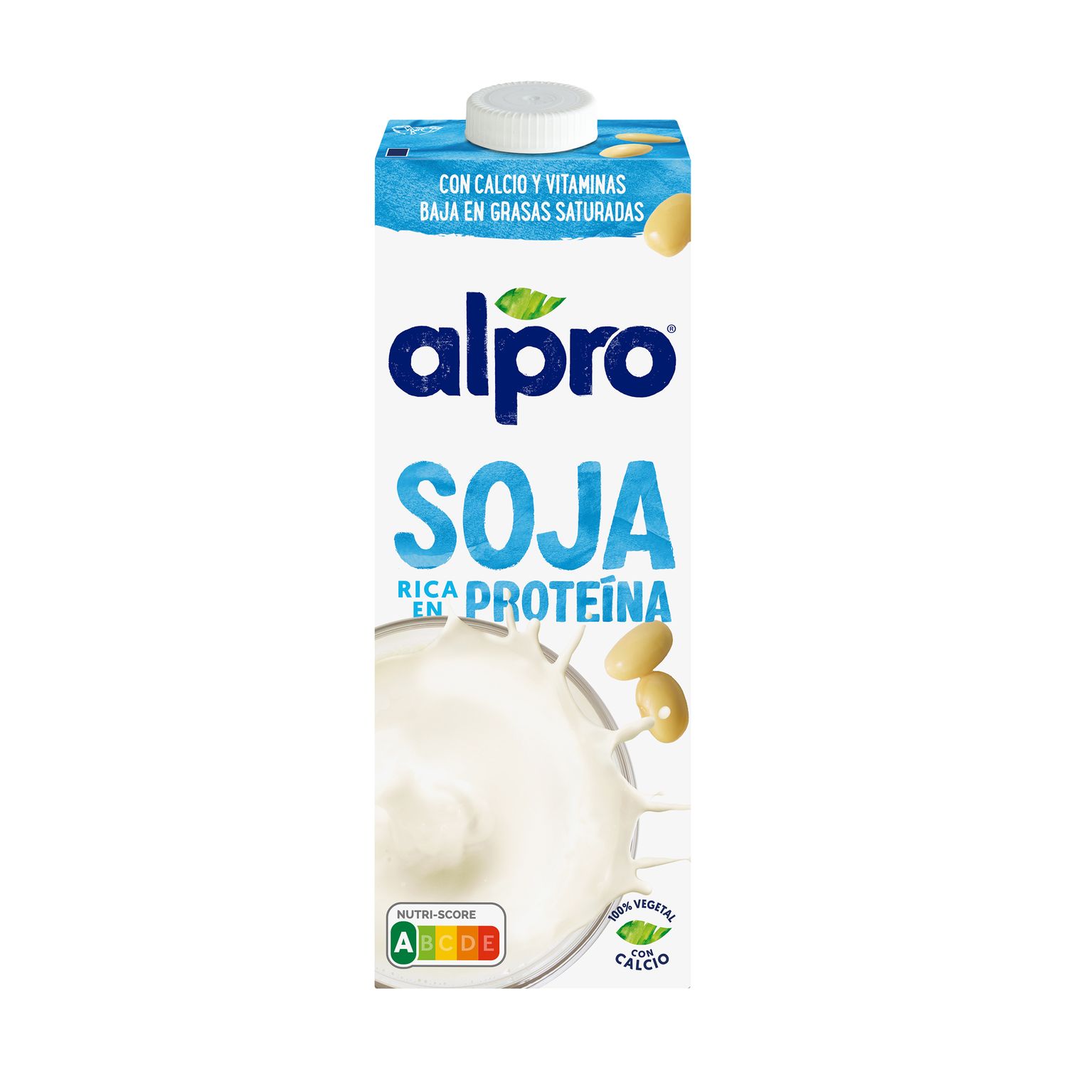 Bebida de soja rica en proteínas sin lactosa ALPRO de DANONE 1 lt.